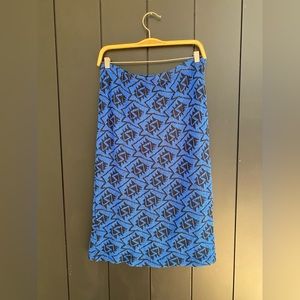 Vintage Knit Pencil Skirt